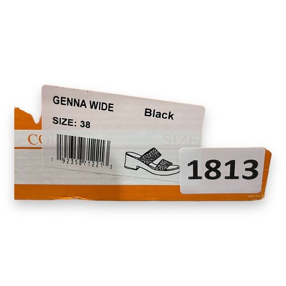 NWT Miz Mooz Genna Sandal in Black, Size 38 Wide or 7.5-8 Wide US - Picture 9 of 9